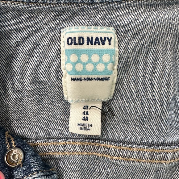 Old Navy Toddler Blue Jean Vest - Picture 2 of 3